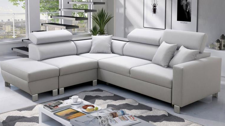 Pink Corner sofa bed leto