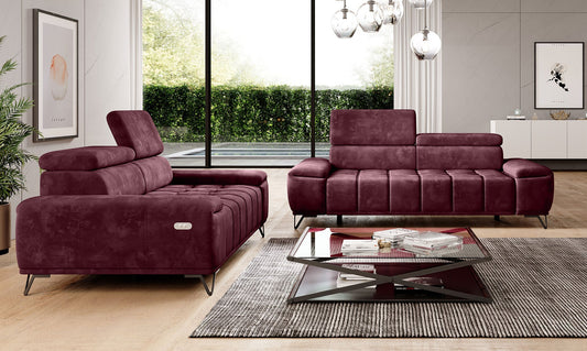 PALLADIO S 3E - 3 Seater Sofa with electrically extendable seat