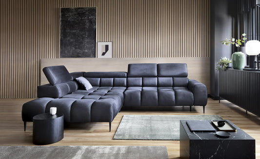 PLAZA L Corner Sofa with Electrically Extendable Seat