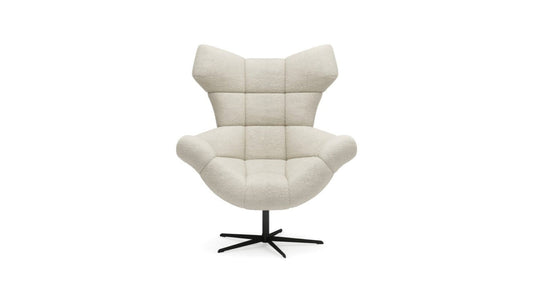 Armchair Sensi White Plush