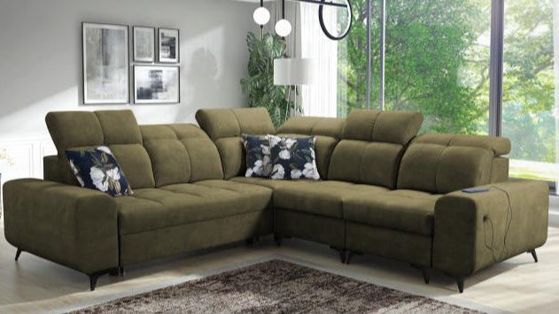 corner sofa bed glow