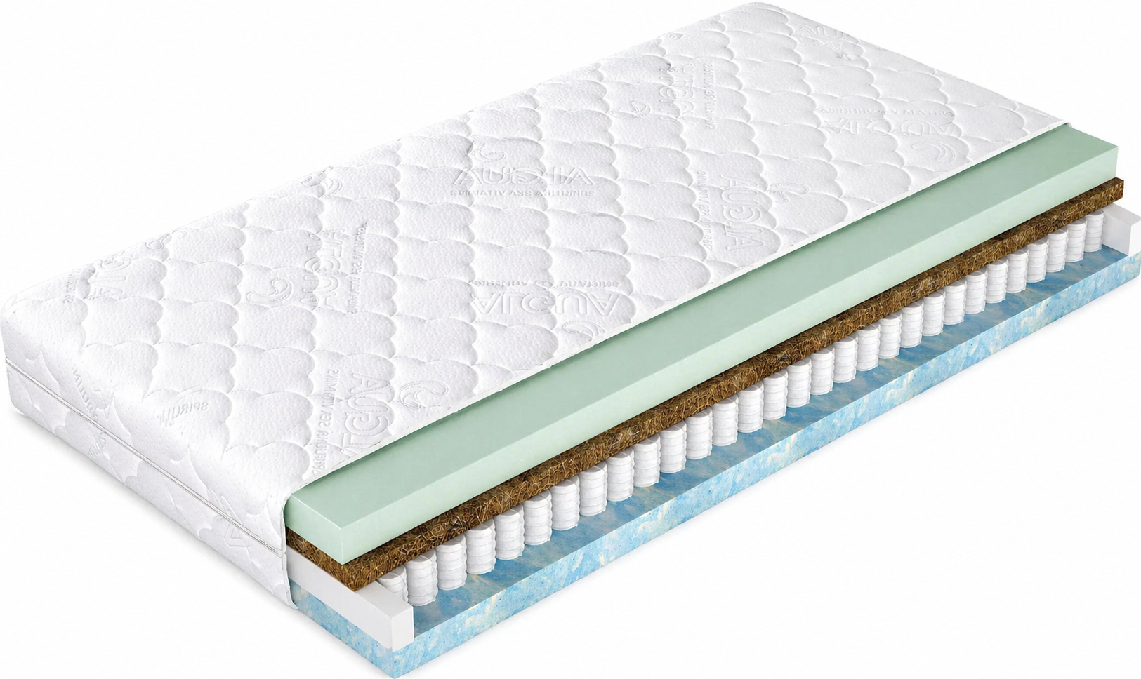 Eco mattress made with environmentally friendly materials and bio foam