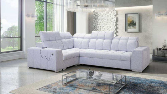 Pagana II cream corner sofa