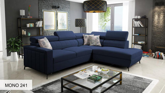 Bloom III Maxi Blue Corner Sofa