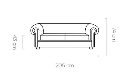 MANCHESTER CHESTERFIELD SET OF 3 SEATER SOFA 2 SEATER SOFA AND ARMCHAIR