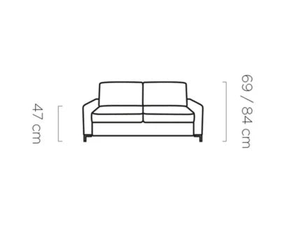 TINO S 120 SOFA WITH SLEEP FUNCTION AND MATTRESS 120x200cm