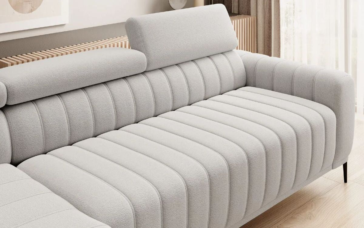 GANDI 140 4-Seater Corner Sofa Bed with Mattress & Storage Container 