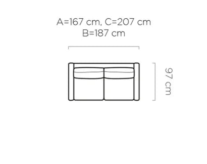 TINO S 120 SOFA WITH SLEEP FUNCTION AND MATTRESS 120x200cm