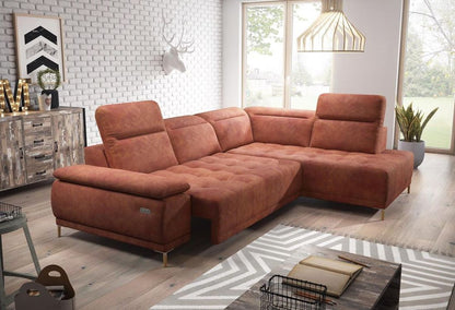 FOCUS L Large Fabric Corner Sofa