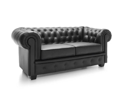 MANCHESTER 2 CHESTERFIELD SOFA NATURAL LEATHER