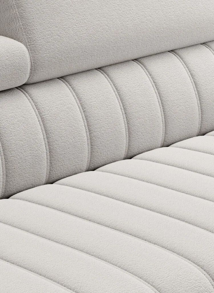 GANDI 160 -Beige  Corner Sofa Bed with Mattress 160x200cm