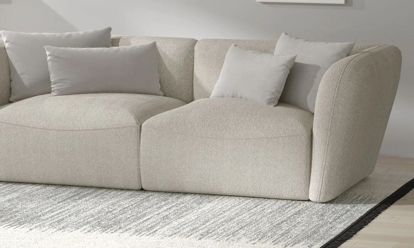 CANDELO S 80 grey FABRIC MODULAR SOFA
