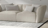 CANDELO S 80 grey FABRIC MODULAR SOFA