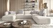 CANDELO XL 70 - Grey Large U-Shaped Corner Sofa