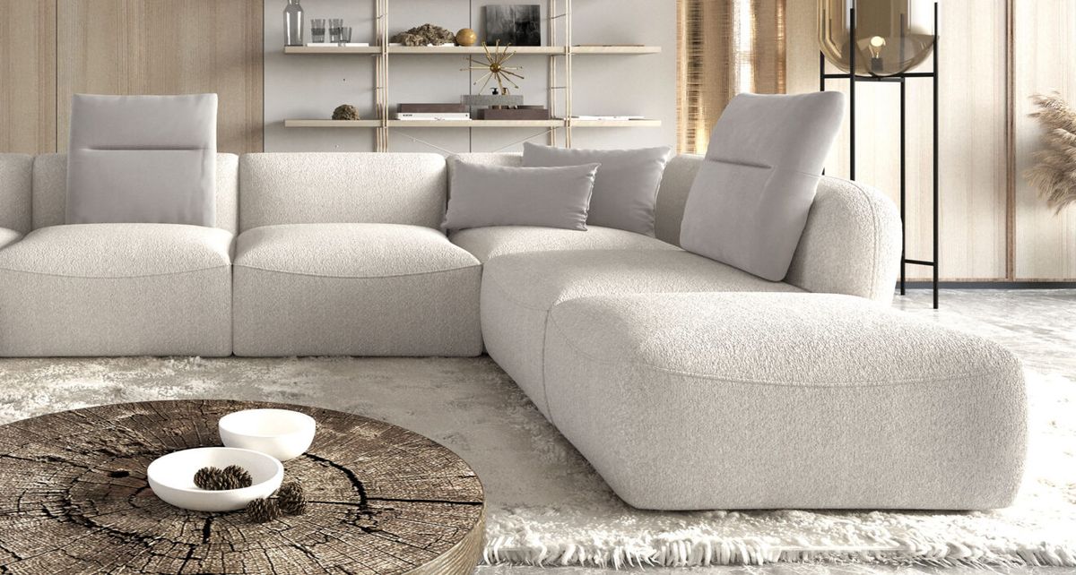 CANDELO XL 70 Grey U Shape Double Ended Modular Sofa
