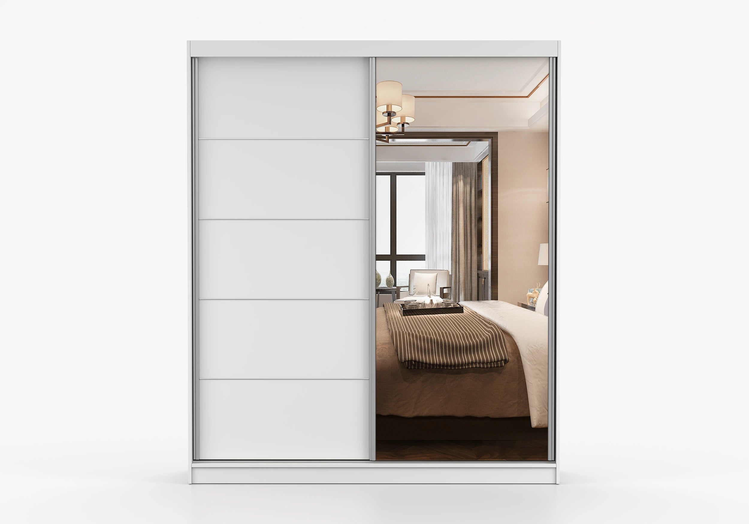 White with Mirror
