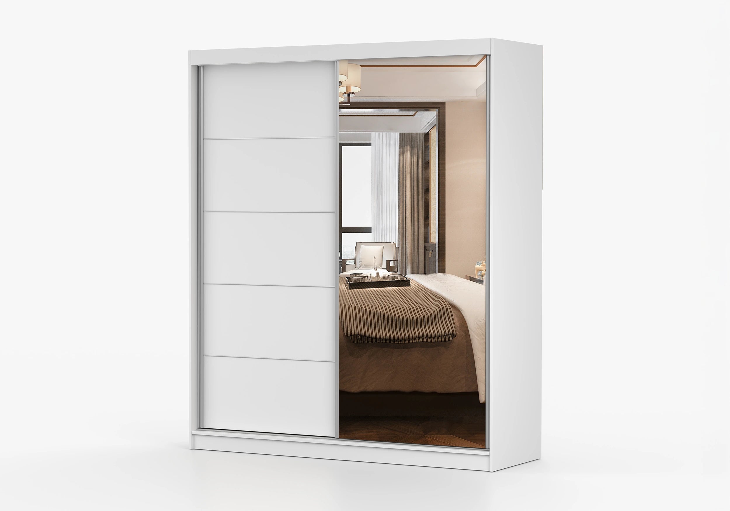 White with Mirror