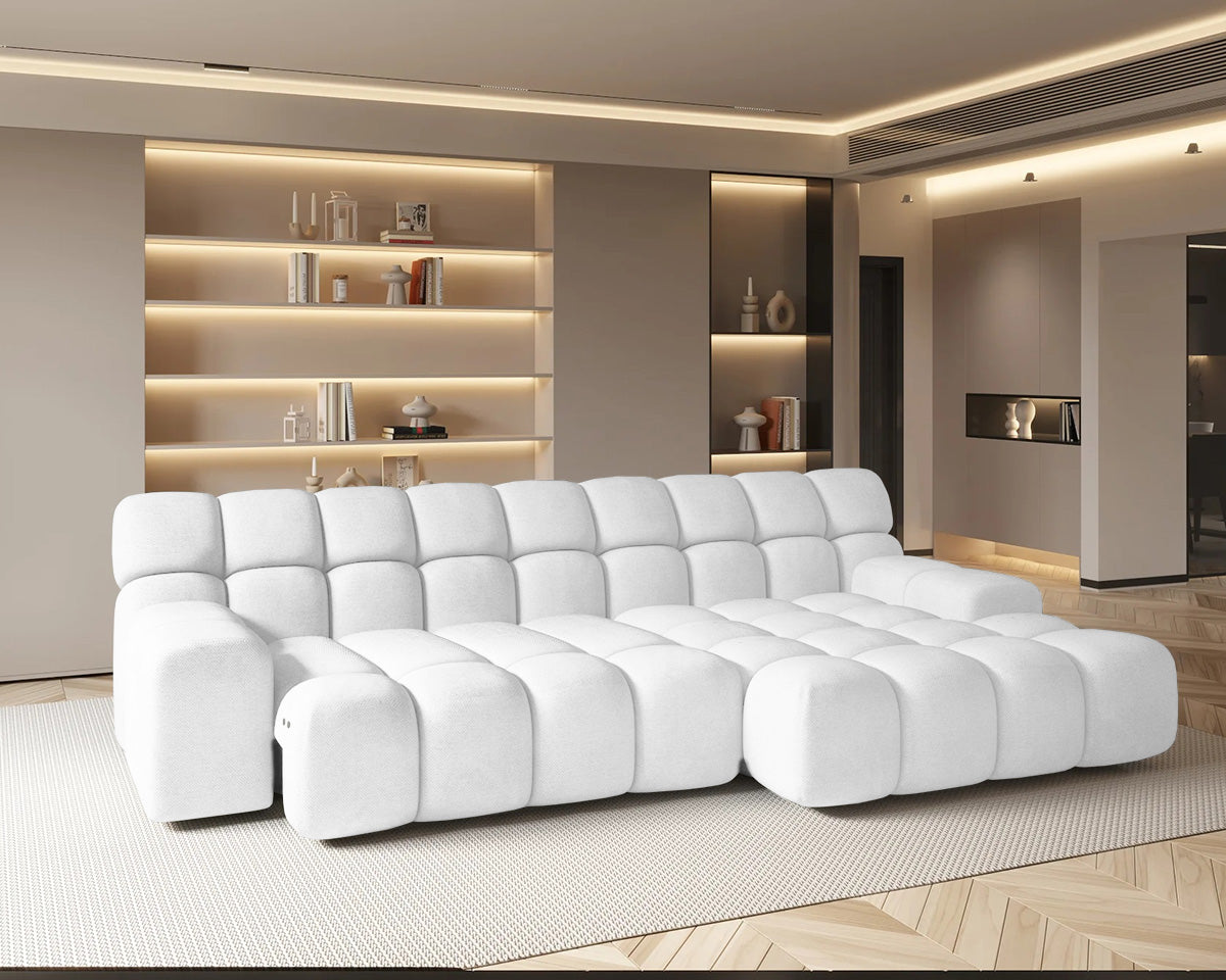 Campile Large Sofa with Electric Seat Adjustment