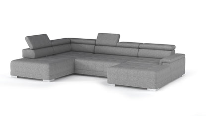 CAMPO XL LARGE CORNER SOFA WITH ELECTRIC SEAT ADJUSTMENT