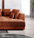 Rust Cornef Sofa Bed