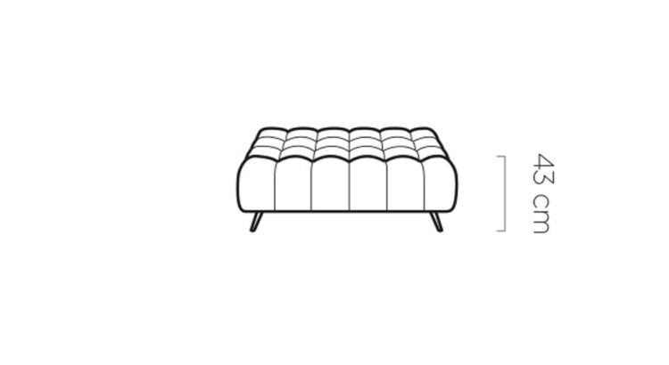 GAPPA - Footstool DIMENSION IMAGE 2