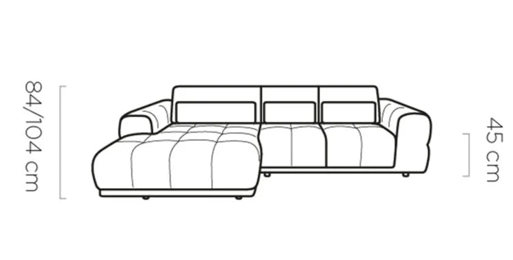 LAGOS S CORNER SOFA BED AND STORAGE WITH ELECTRIC SEAT ADJUSTMENT