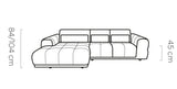 LAGOS S CORNER SOFA BED AND STORAGE WITH ELECTRIC SEAT ADJUSTMENT