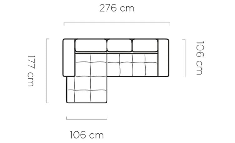 MARVIN S CORNER SOFA WITH ELECTRIC SEAT ADJUSTMENT DIMENSION IMAGE 2