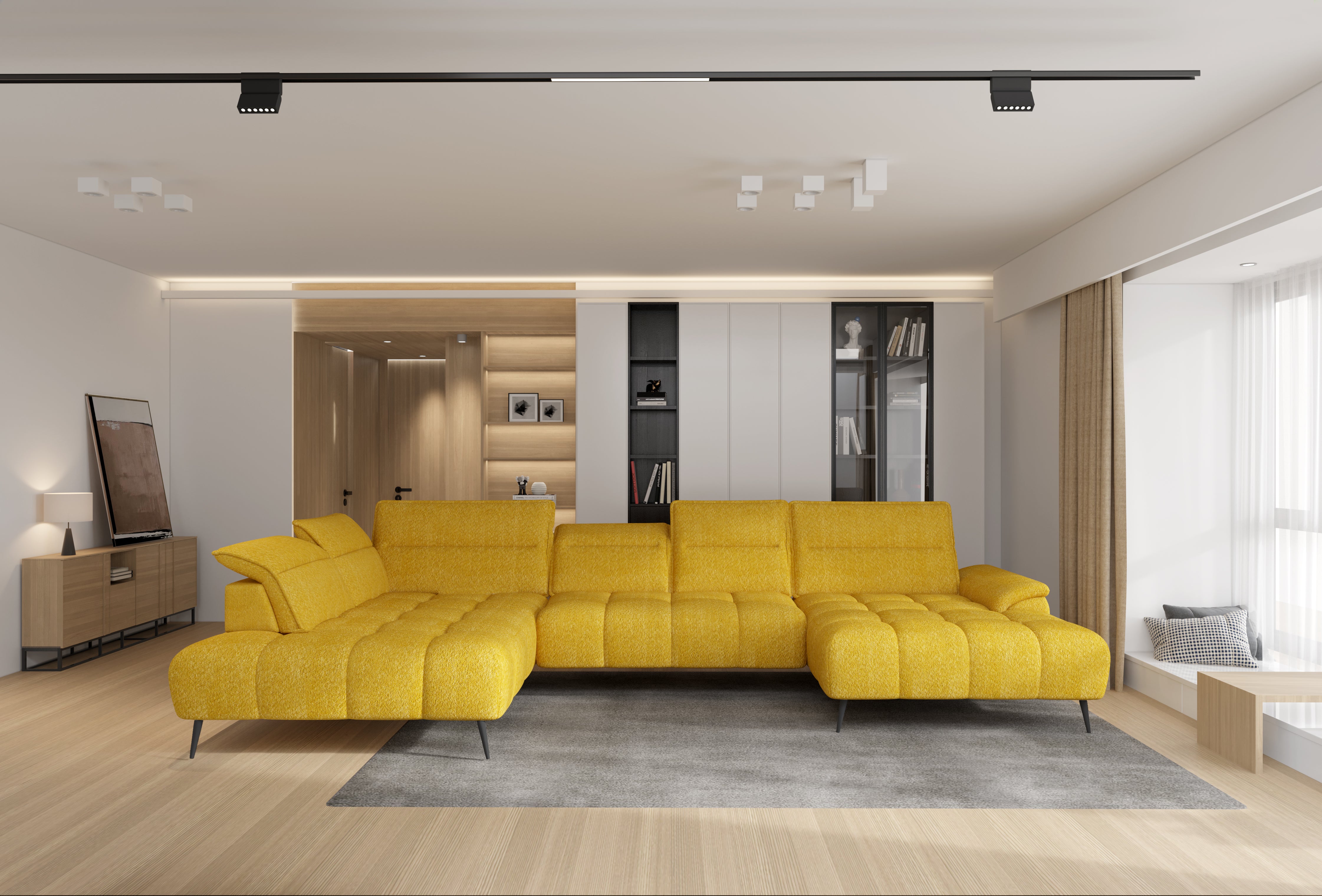 MONTANA XL U SHAPE SOFA WITH ELECTRIC SEAT ADJUSTMENT