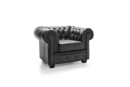 MANCHESTER 1 CHESTERFIELD ARMCHAIR NATURAL LEATHER