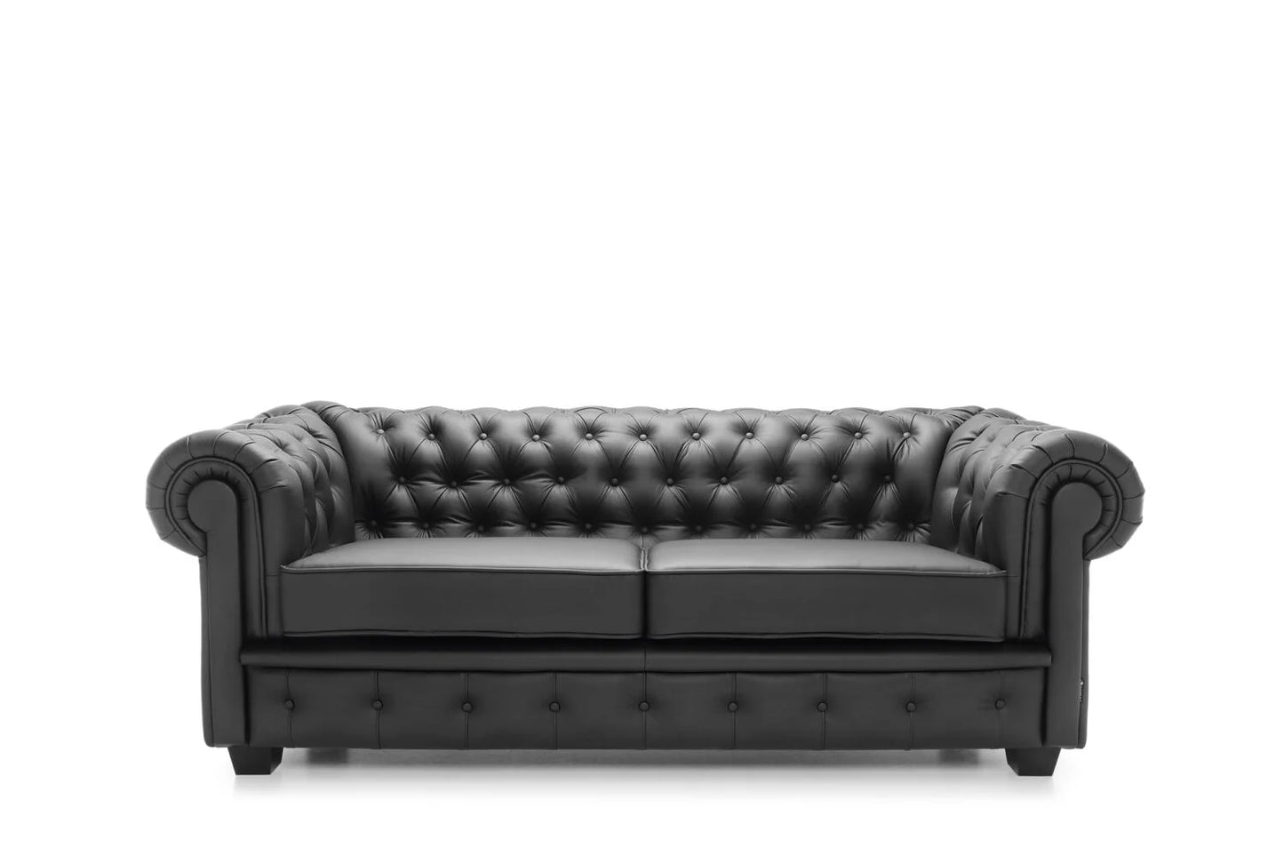 MANCHESTER 3F CHESTERFIELD SOFA NATURAL LEATHER WITH SLEEP FUNCTION