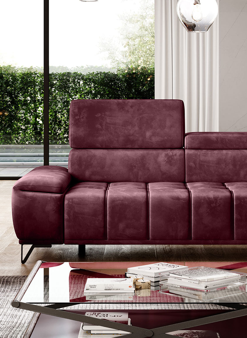 PALLADIO SOFA S3E 3 SEATER SOFA WITH ELECTRIC SEAT ADJUSTMENT LEFT VIEW IMAGE