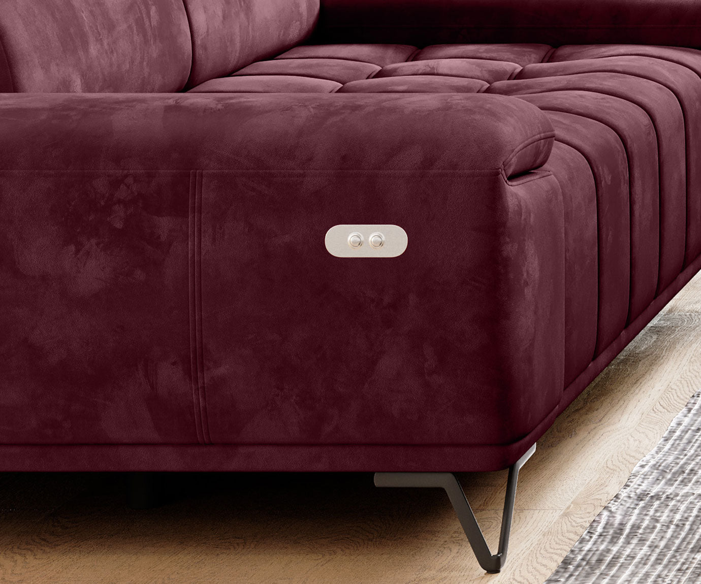 PALLADIO SOFA S 2E SOFA WITH ELECTRIC SEAT ADJUSTMENT