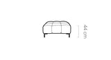 PLAZA MINI - Footstool DIMENSION IMAGE 1