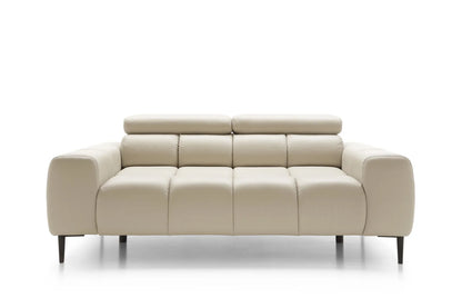 PLAZA SOFA 2E 3 SEATER NATURAL LEATHER WITH ELECTRIC SEAT ADJUSTMENT