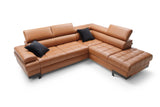 SELVA LRED LEATHER CORNER SOFA