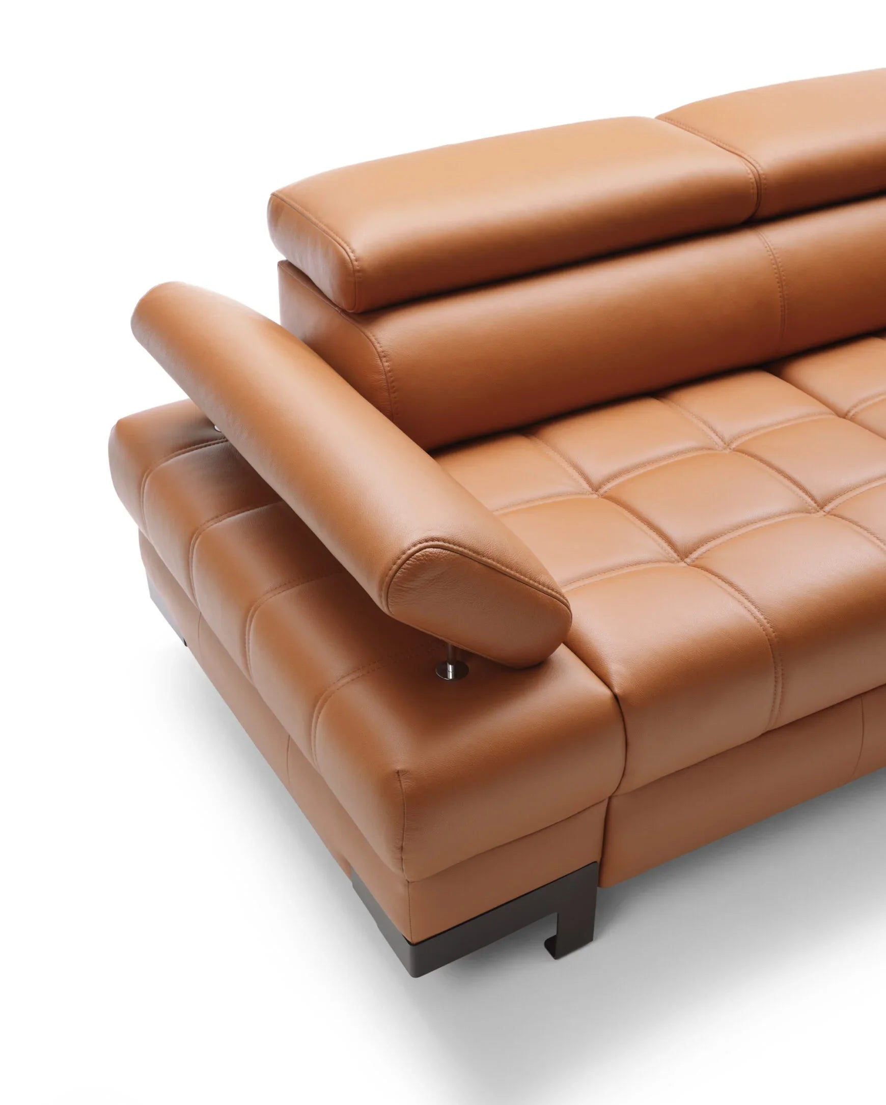 SELVA L GENERAL LEATHER CORNER SOFA