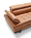 SELVA L GENERAL LEATHER CORNER SOFA
