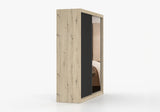 Oak and Black 183 cm x 218 cm