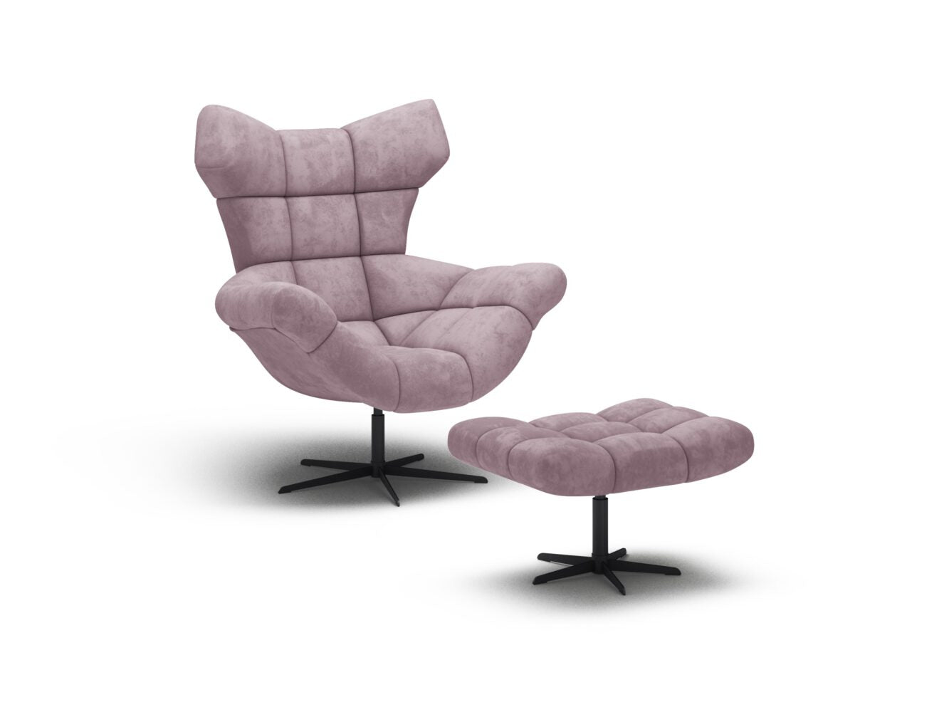 Grey SENSEI - Armchair with rocking and rolling function 
