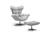 Silver SENSEI - Armchair with rocking and rolling function 