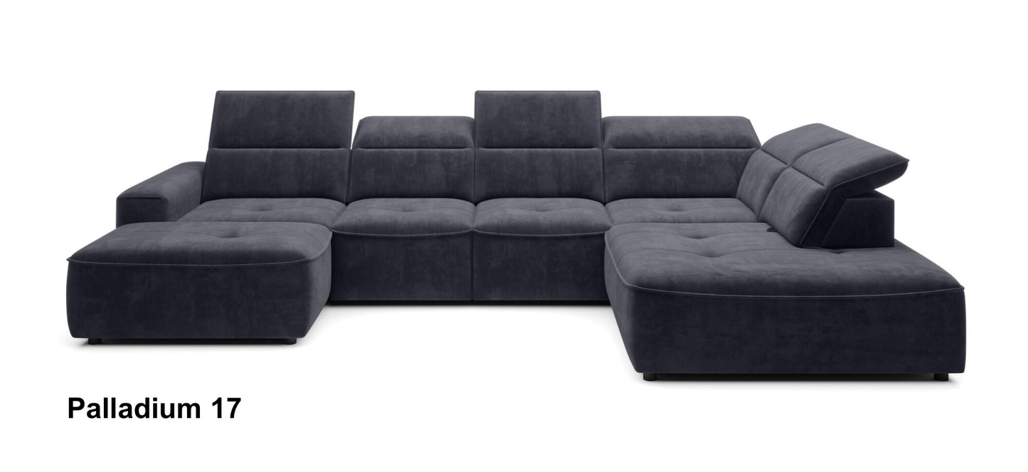 COLOMBO XL Large U Shaped Corner Sofa with Storage