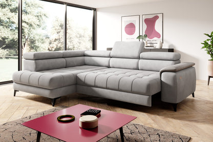 CHIVAS L CORNER SOFA WITH ELECTRIC SEAT ADJUSTMENT