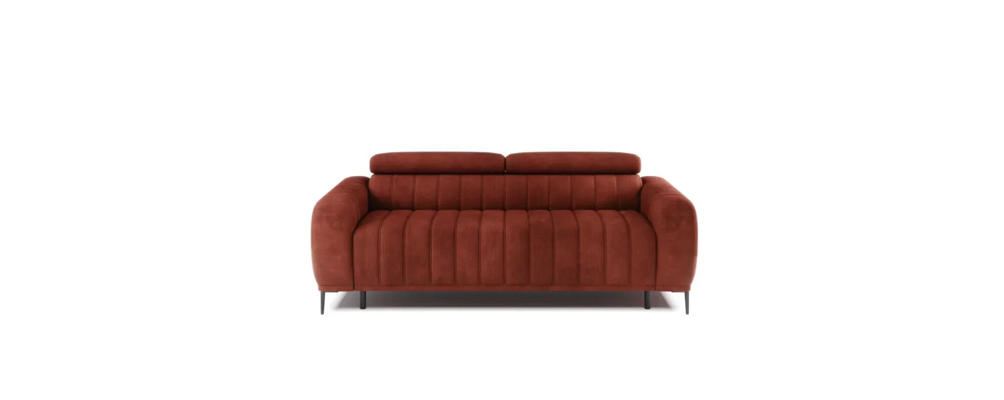 GANDI S 160 SOFA WITH SLEEP FUNCTION AND MATTRESS 160x200cm WHITE BACK IMAGE