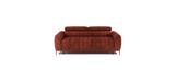 GANDI S 160 SOFA WITH SLEEP FUNCTION AND MATTRESS 160x200cm WHITE BACK IMAGE