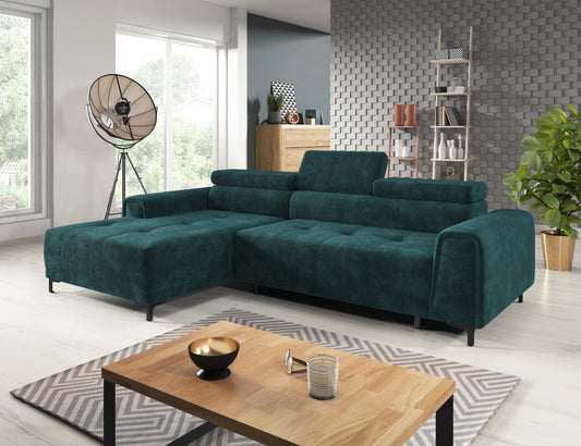 VOLTA S CORNER SOFA WITH ELECTRIC SEAT ADJUSTMENT