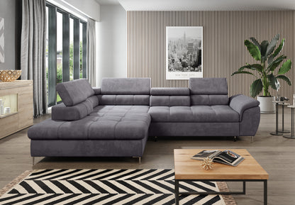 EMPONA L CORNER SOFA BED WITH STORAGE