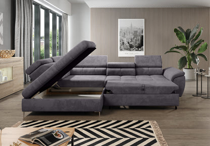 EMPONA L CORNER SOFA BED WITH STORAGE