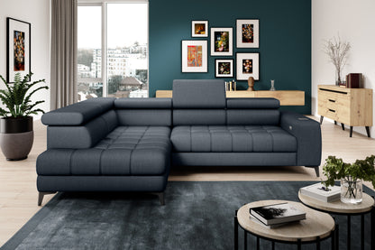 BAGGIO L CORNER SOFA WITH ELECTRIC SEAT ADJUSTMENT