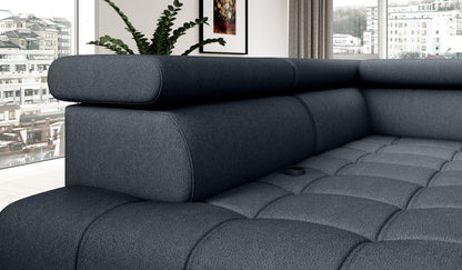 BAGGIO L CORNER SOFA WITH ELECTRIC SEAT ADJUSTMENT